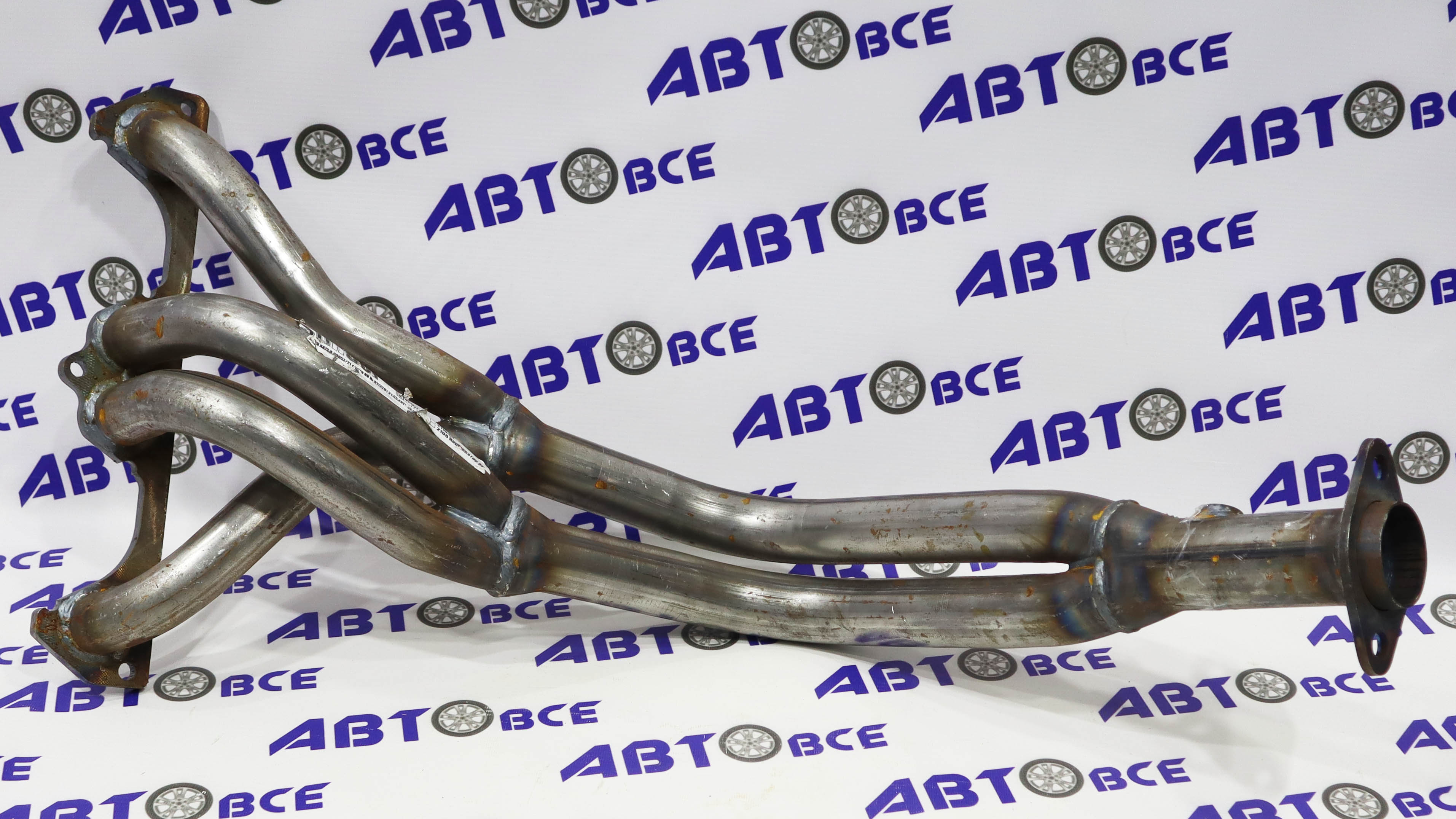 Паук- коллектор выпускной с приемной трубой ВАЗ-1118-1117-1119-2190 8V (1 лямбдазонда) 4-2-1 длинный (под Stinger) STINGER